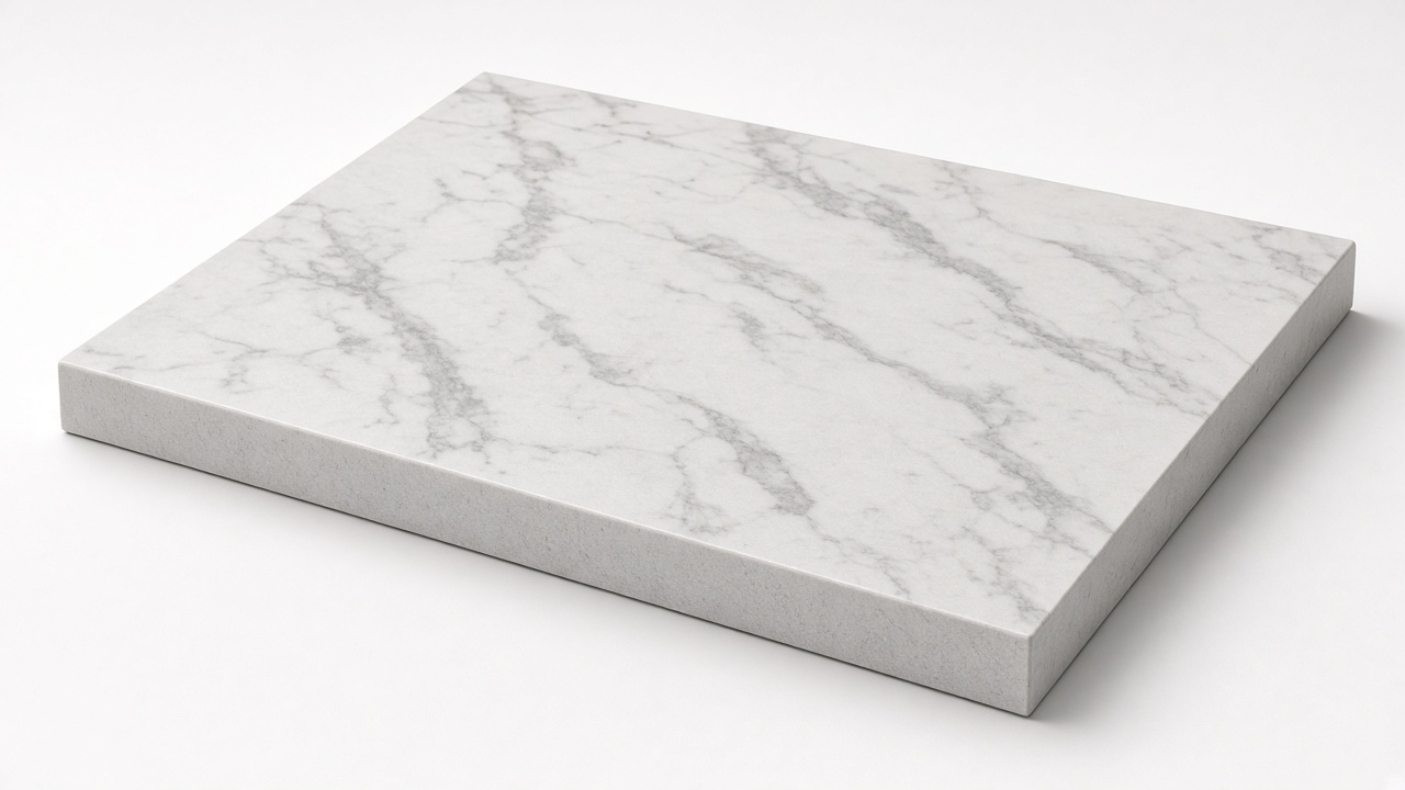 Quartz countertop slab sample