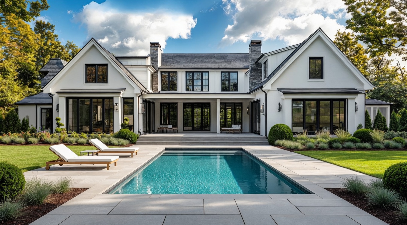 Home with pool